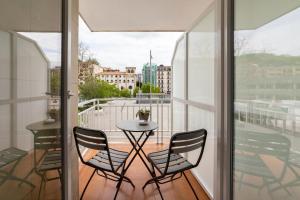Balkón nebo terasa v ubytování Atotxa Rooms