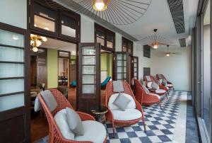 Istumisnurk majutusasutuses Hotel 1936