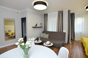 Posezení v ubytování Apartamenty TOP Garbary