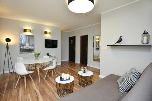 Posezení v ubytování Apartamenty TOP Garbary