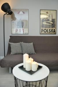 Posezení v ubytování Apartamenty TOP Garbary