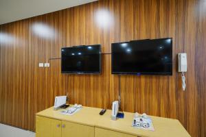 TV a/nebo společenská místnost v ubytování Sa-Yo Hotel - Pier 2 + 37 fotografií