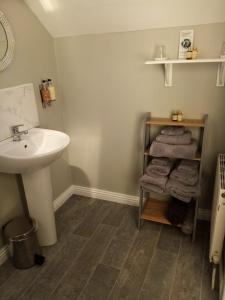 Kylpyhuone majoituspaikassa Dubhlinn House