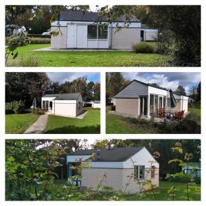 a group of four pictures of a house at Vakantiehuis Elisa Zuid Limburg in Simpelveld