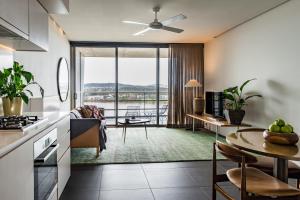 Istumisnurk majutusasutuses Nishi Apartments Eco Living by Ovolo