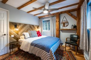 Postel nebo postele na pokoji v ubytování Maison Napoléon B&B