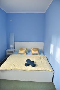 Posteľ alebo postele v izbe v ubytovaní Apartament Centrum