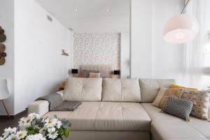 A seating area at Juan de Padilla Boutique by Nagoa Homes