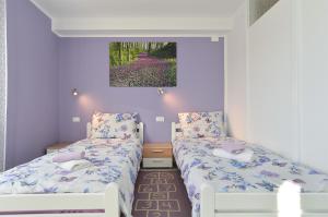 Postel nebo postele na pokoji v ubytování House Roza 2065