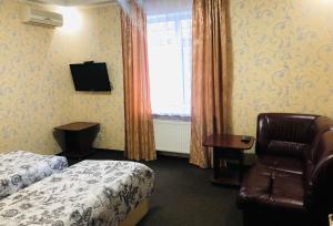 TV a/nebo společenská místnost v ubytování Hotel Т2