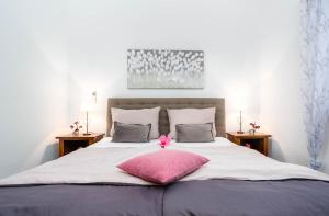 Postel nebo postele na pokoji v ubytování Villa KAMENICA