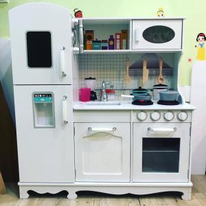 Dapur atau dapur kecil di Funny Eggs Guest House