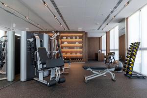Fitness centrum a/nebo fitness zařízení v ubytování LK Design Hotel Florianópolis