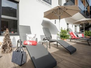 Patio alebo iná vonkajšia časť ubytovania Platzhirsch Apart & Mayrhofen