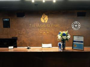 Certifikát, hodnocení, plakát nebo jiný dokument vystavený v ubytování Zaliasis slenis - Self check-in hotel - Free parking