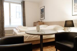 Część wypoczynkowa w obiekcie Central living - Stephansdom Apartments