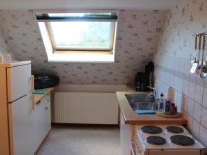 Dapur atau dapur kecil di Wohnung in Beckerwitz nahe der Ostsee +32 gambar