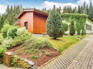 Zahrada ubytování Holiday Home in Jägersgrün near Ski Slopes