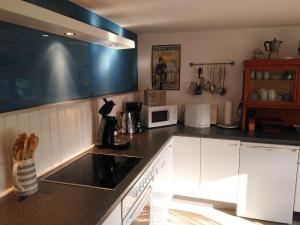 Kuchyň nebo kuchyňský kout v ubytování Wohnung im 1 Stock bei Willingen + 30 fotografií