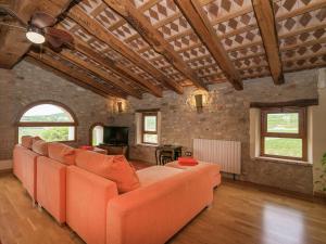 Χώρος καθιστικού στο Luxurious Mansion in Catalonia with Sauna