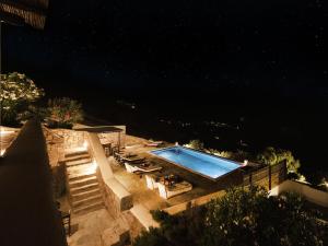 The swimming pool at or close to Villa in Mykonos near Agios Sostis Beach
