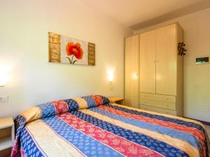 Katil atau katil-katil dalam bilik di Modern Apartment in Lombardy with swimming pool and garden