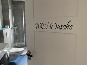 Koupelna v ubytování BnB Hopfengrün Langenthal