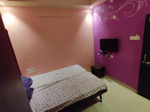 TV a/nebo společenská místnost v ubytování Bandekar Home Stay
