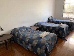 Postel nebo postele na pokoji v ubytování Beaconsfield Lodge Motel
