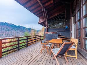 Balkon ili terasa u objektu Andu's Chalet Azuga