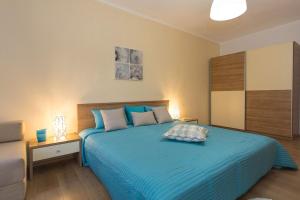 Katil atau katil-katil dalam bilik di Apartments Adrijana