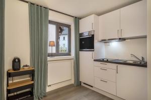 1 Zimmer-appartement Nr 4 tesisinde mutfak veya mini mutfak