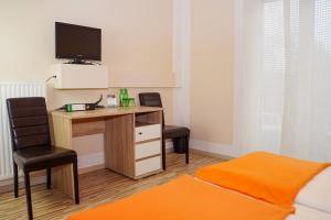 TV a/nebo společenská místnost v ubytování Hotel Hudelist