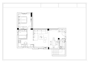 The floor plan of Seaview Luxurious Apartment near Corfu town by Konnect - Adults only