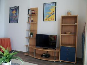 TV a/nebo společenská místnost v ubytování ayapart