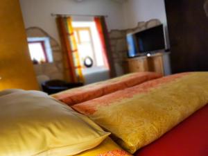 Postel nebo postele na pokoji v ubytování Gästehaus Doris