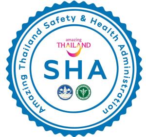 een etiket voor de veiligheid en gezondheid van kruiden bij Hotel de Ladda in Mukdahan