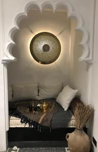 Posezení v ubytování Riad Chocolat