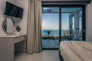 Posteľ alebo postele v izbe v ubytovaní Horizon luxury villa