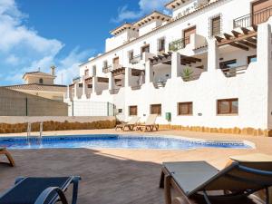 The swimming pool at or close to Apartment in Palomares near the Beach