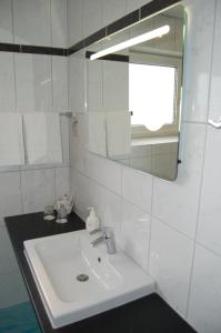 Koupelna v ubytování Hotel Friesengeist