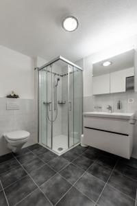 Koupelna v ubytování Villa Alpenhof