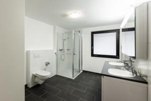 Koupelna v ubytování Villa Alpenhof