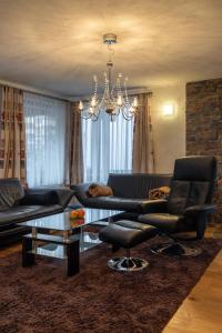 Posezení v ubytování Villa Alpenhof