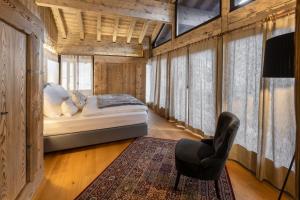 Postel nebo postele na pokoji v ubytování Villa Alpenhof