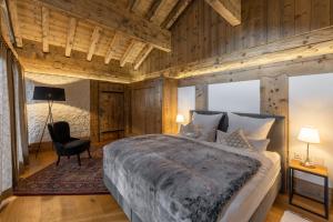 Postel nebo postele na pokoji v ubytování Villa Alpenhof