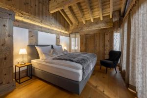 Postel nebo postele na pokoji v ubytování Villa Alpenhof