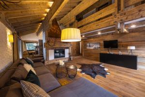 Posezení v ubytování Villa Alpenhof