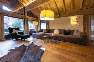 Posezení v ubytování Villa Alpenhof