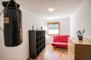 Area soggiorno di Ferienwohnung mit Terrasse